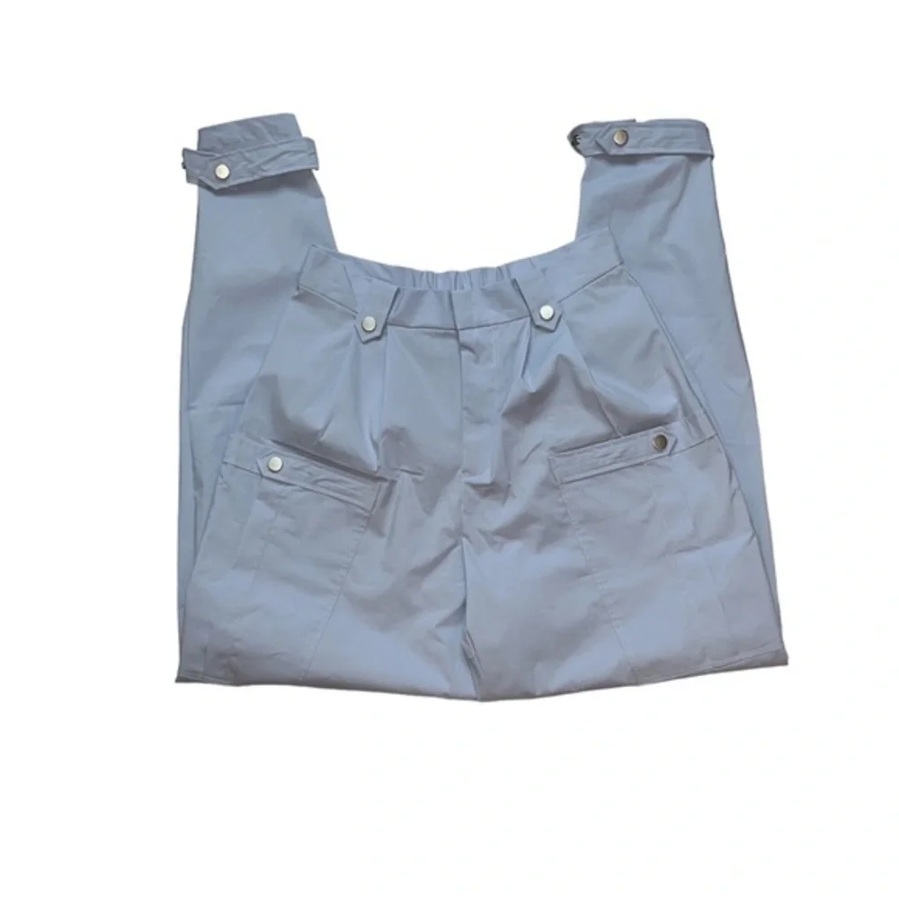 Gentle Herd Pocket Taper cotton-blend ankle pants - Picture 3 of 6